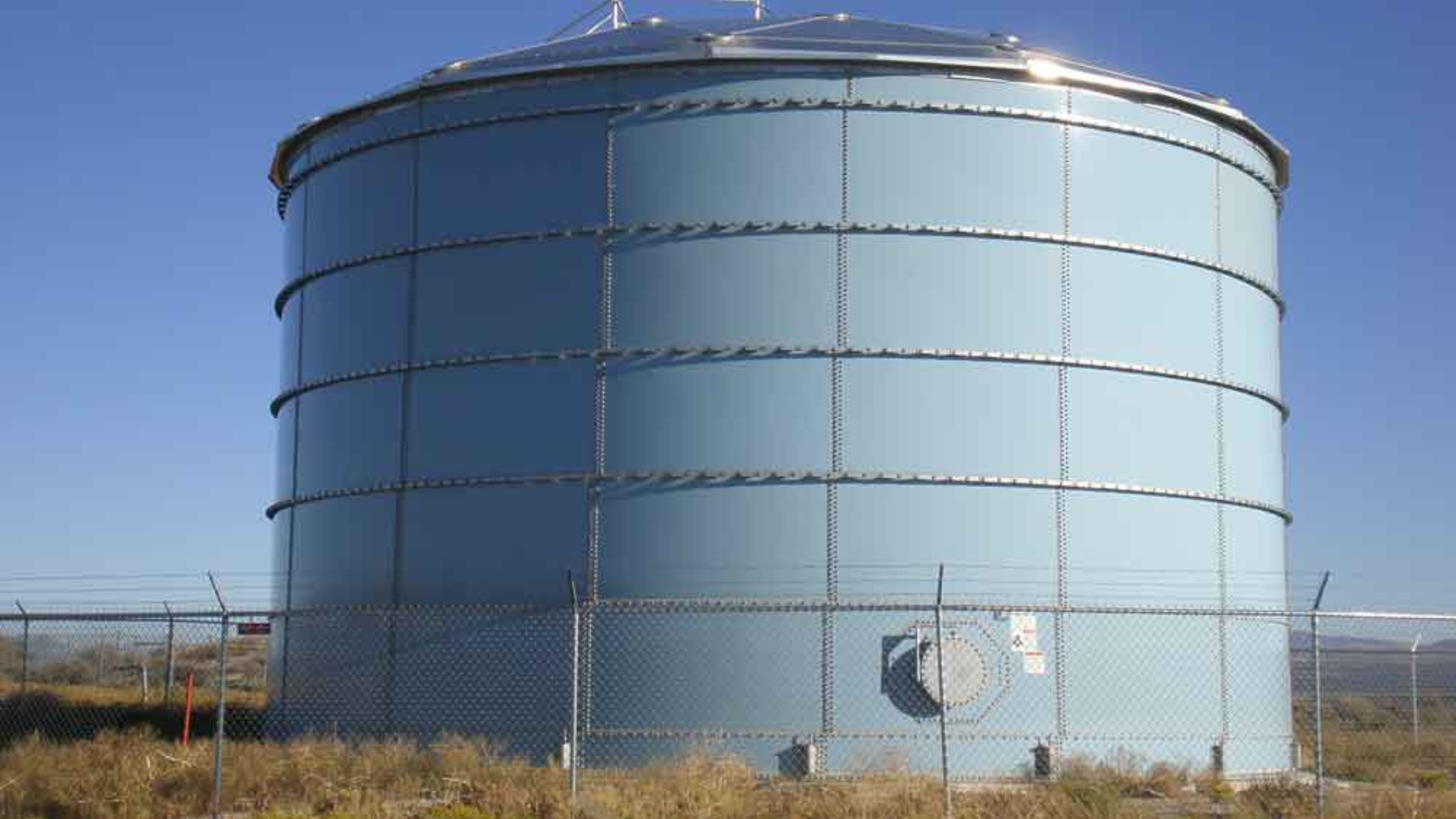 Water tank at Peruvian Gold Mine